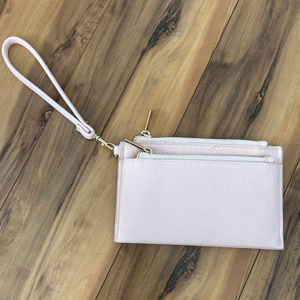 Elegant Pink Wristlet Clutch